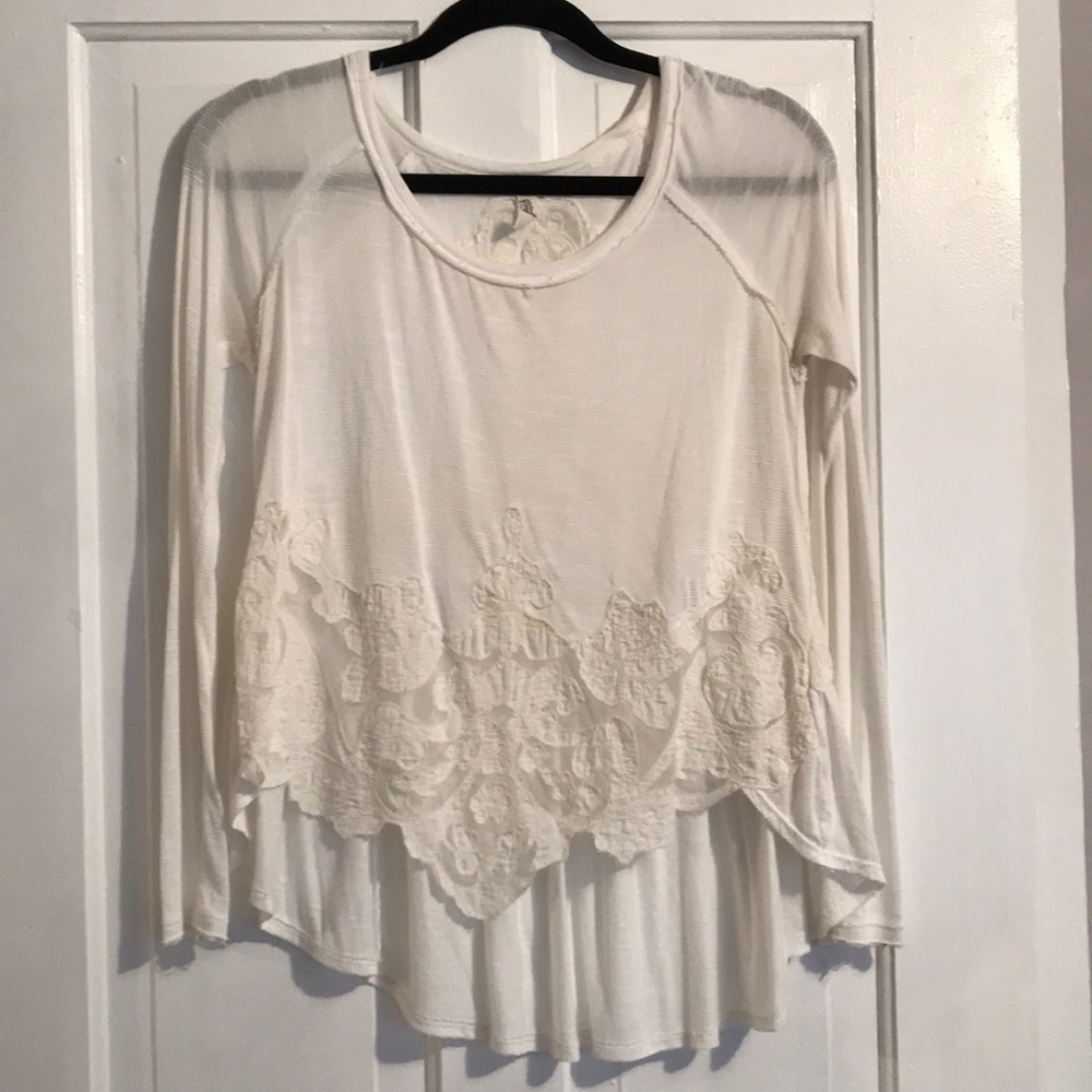 White free people long sleeve!